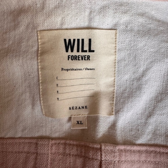 Sezane Will Jacket - Pink, Cream, and Tan - Picture 3 of 4